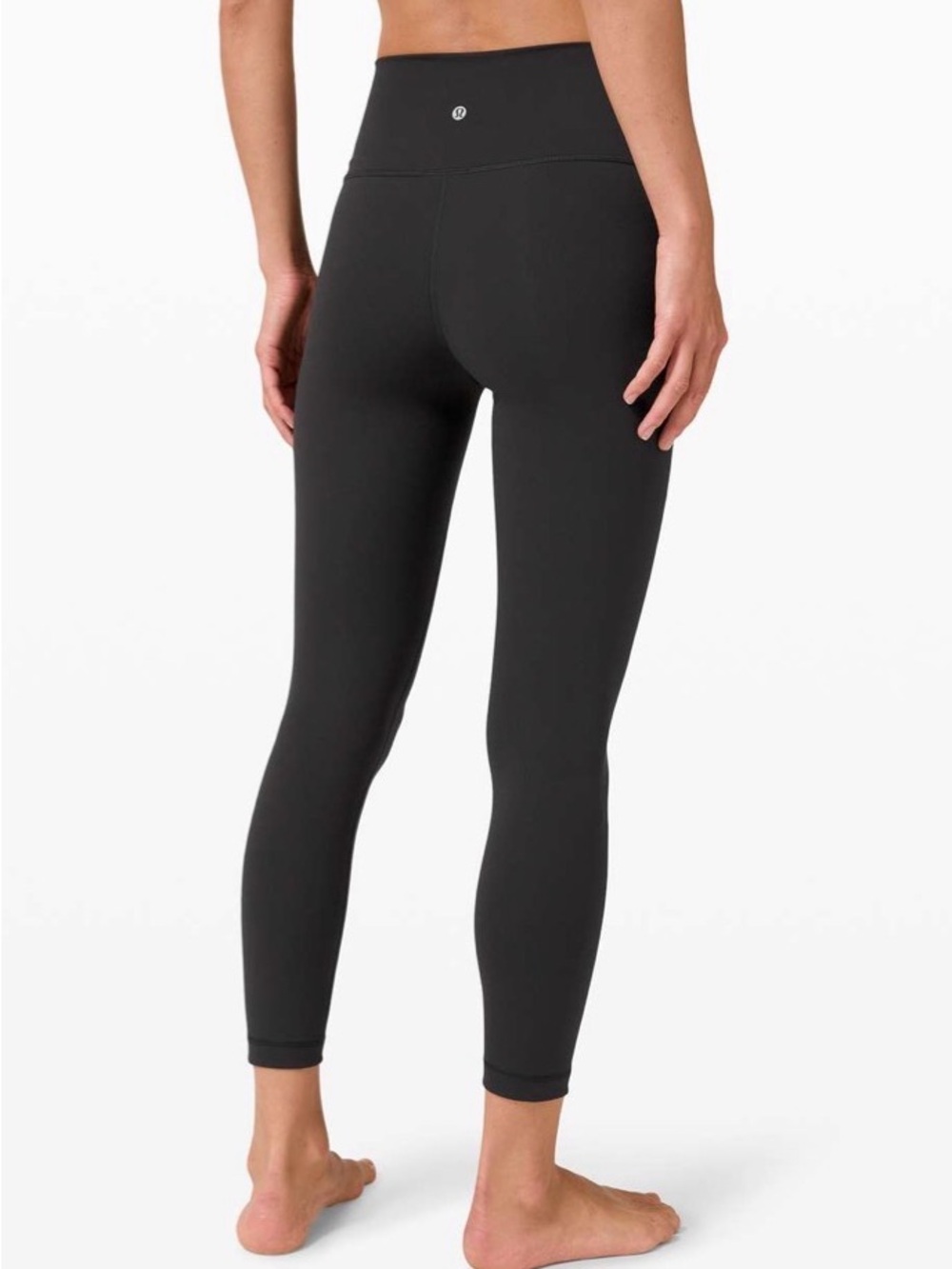 Lululemon Size 2 Black Full-On Luxtreme Wunder Under High-Rise Yoga Leggings 25” - Picture 2 of 7